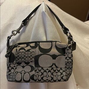 Coach Black and Gray Designer mini Women's Bag